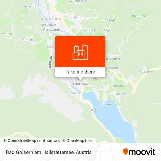 Bad Goisern am Hallstättersee map