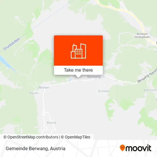 Gemeinde Berwang map