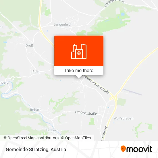 Gemeinde Stratzing map