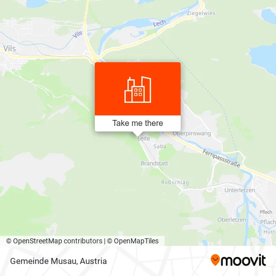 Gemeinde Musau map