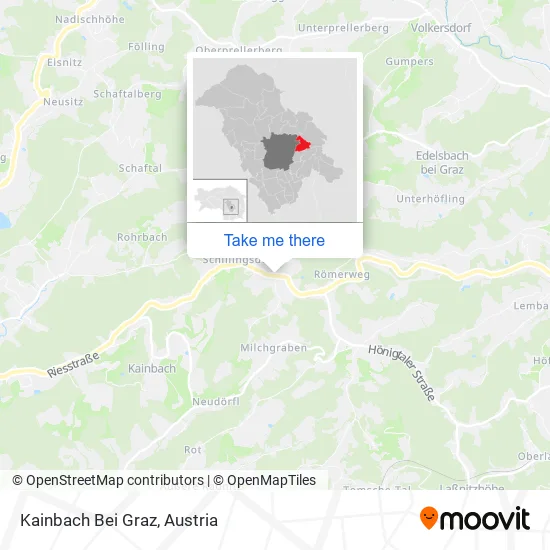 Kainbach Bei Graz map