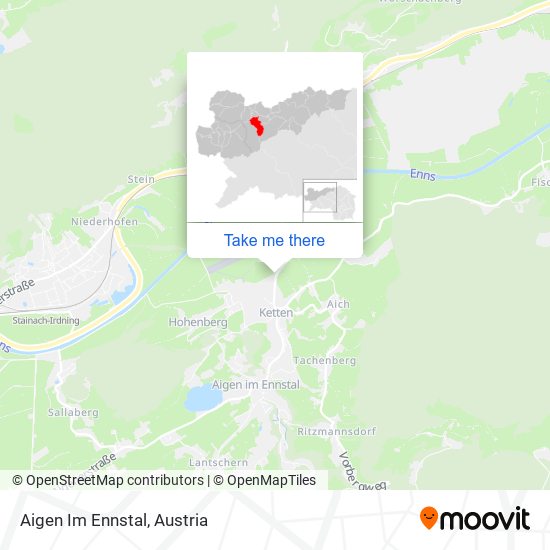 Aigen Im Ennstal map