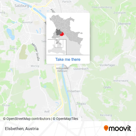 Elsbethen map