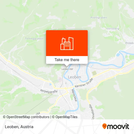Leoben map