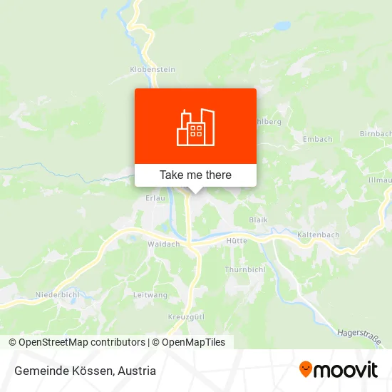 Gemeinde Kössen map