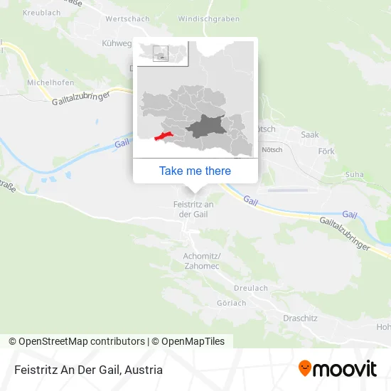 Feistritz An Der Gail map