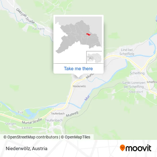 Niederwölz map