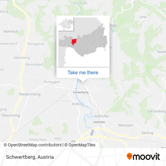 Schwertberg map