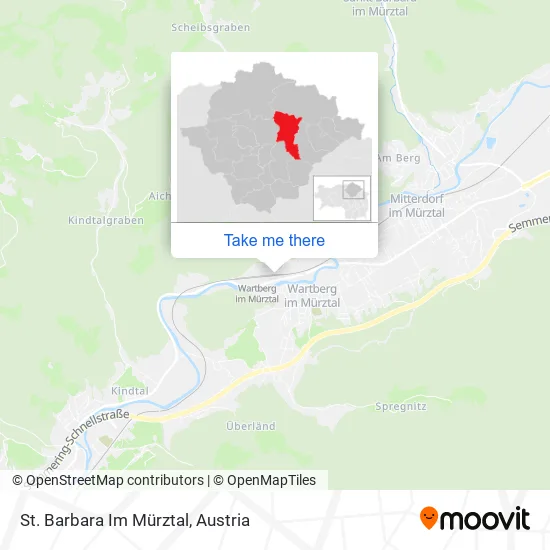 St. Barbara Im Mürztal map