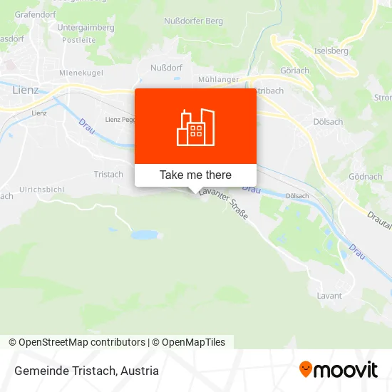 Gemeinde Tristach map