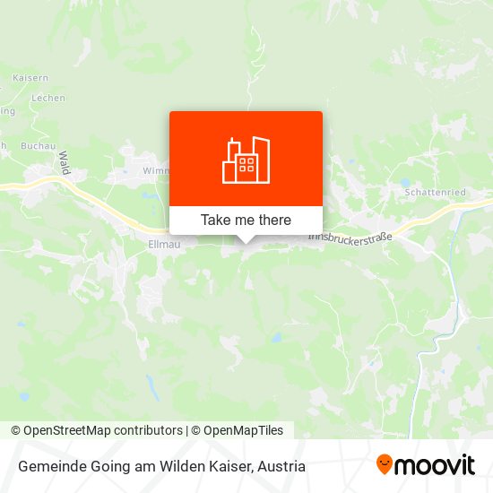 Gemeinde Going am Wilden Kaiser map