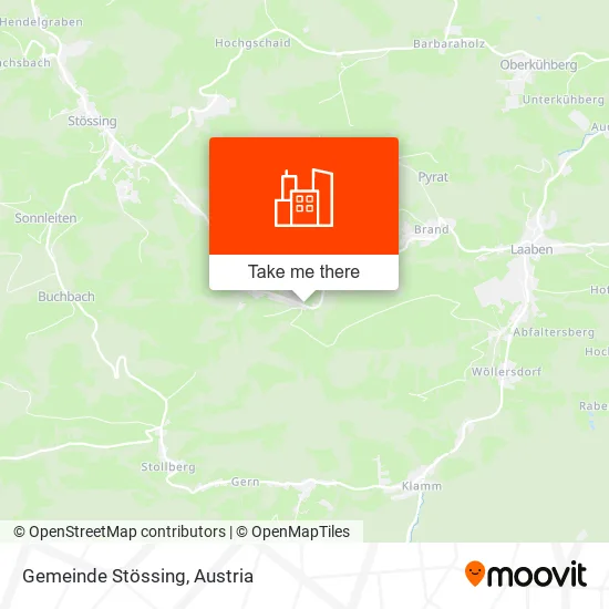 Gemeinde Stössing map