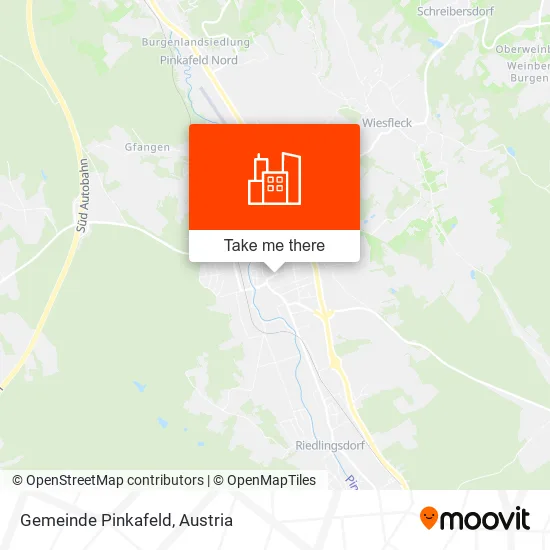 Gemeinde Pinkafeld map