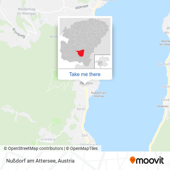 Nußdorf am Attersee map