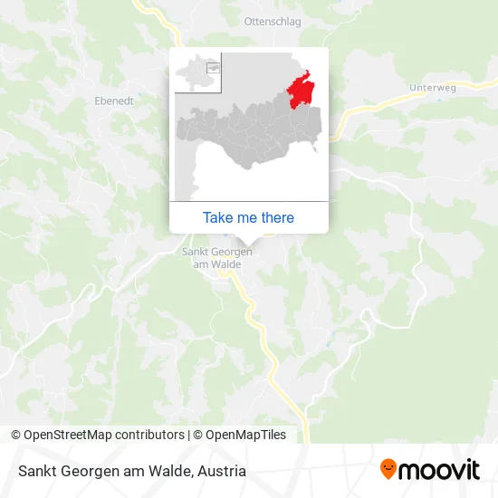 Sankt Georgen am Walde map