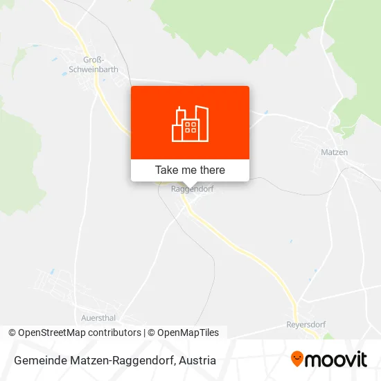 Gemeinde Matzen-Raggendorf map
