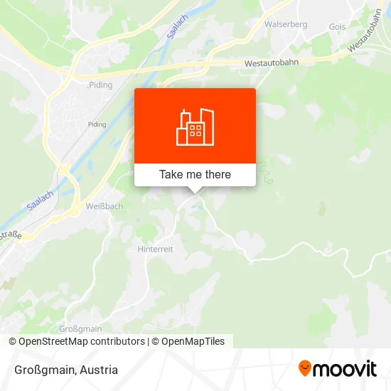 Großgmain map