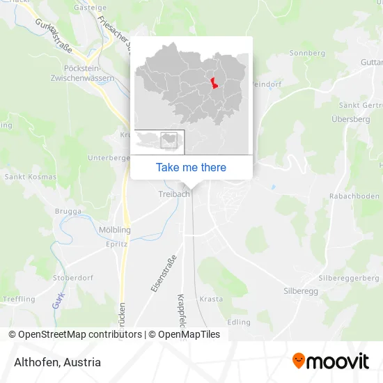 Althofen map