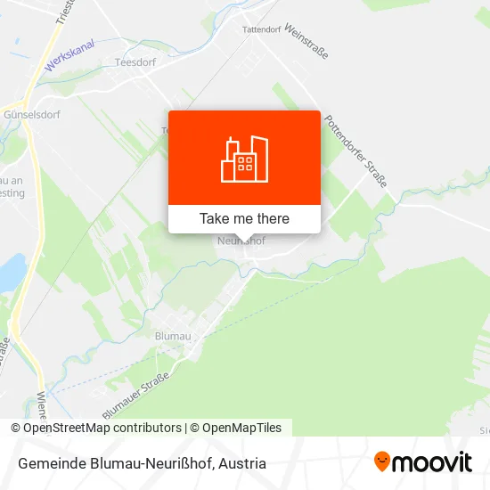Gemeinde Blumau-Neurißhof map