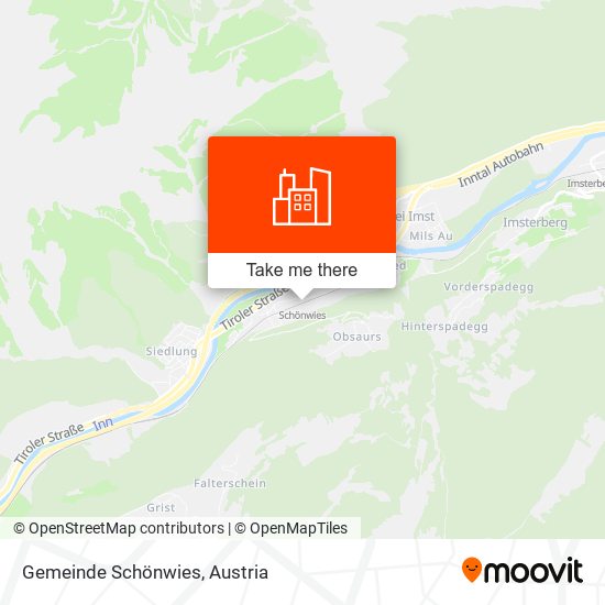 Gemeinde Schönwies map