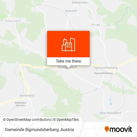 Gemeinde Sigmundsherberg map