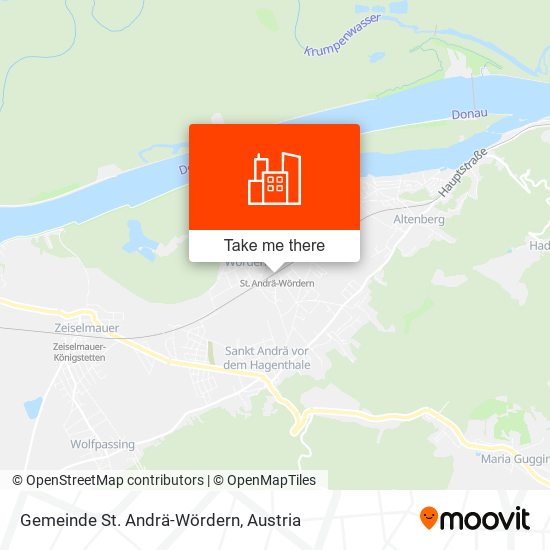 Gemeinde St. Andrä-Wördern map