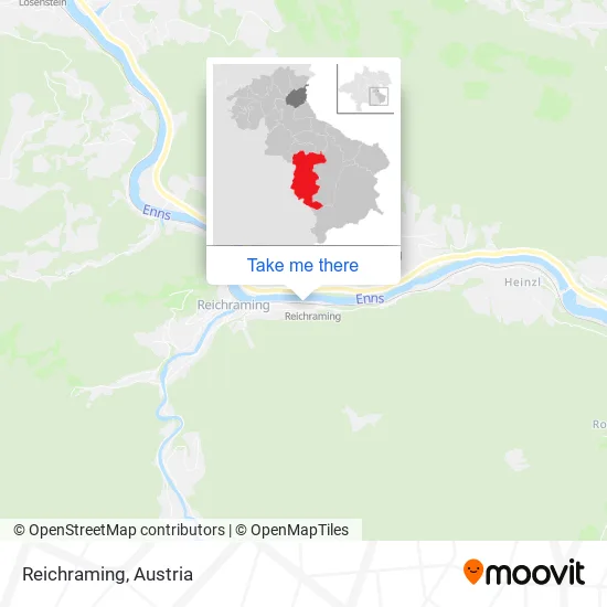Reichraming map