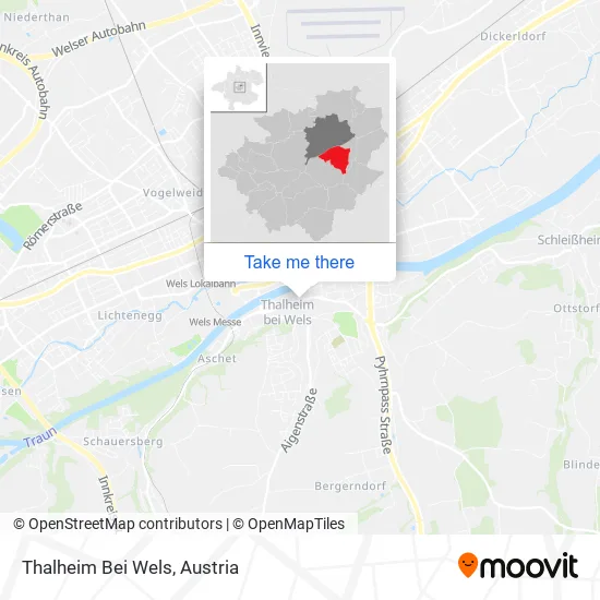 Thalheim Bei Wels map