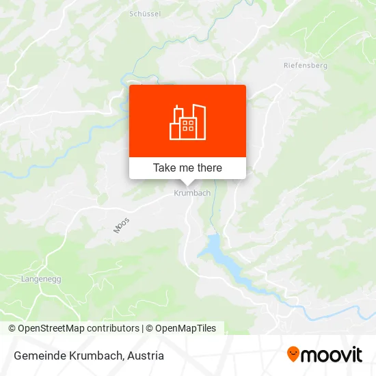 Gemeinde Krumbach map