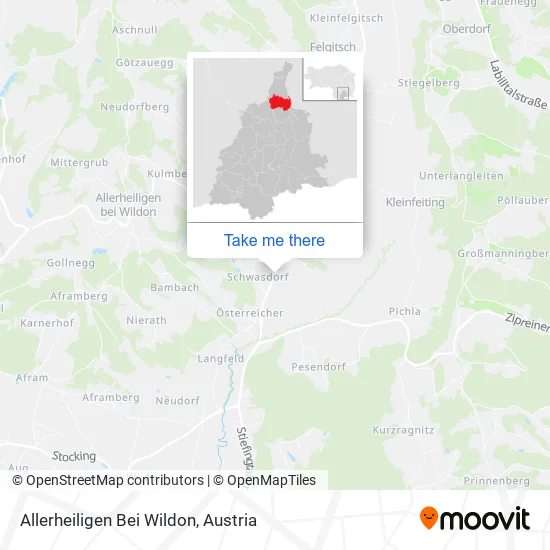 Allerheiligen Bei Wildon map