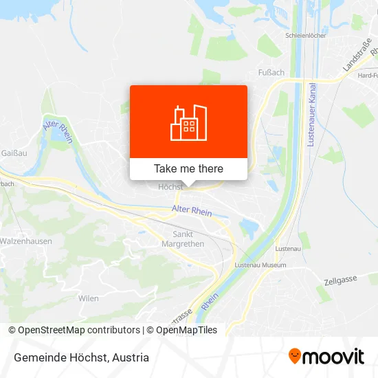 Gemeinde Höchst map