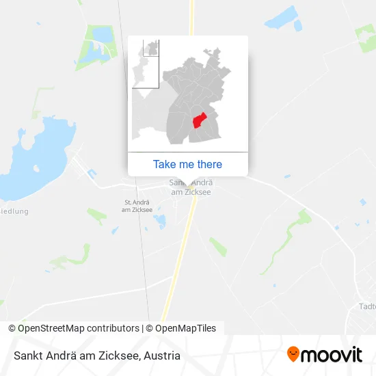 Sankt Andrä am Zicksee map