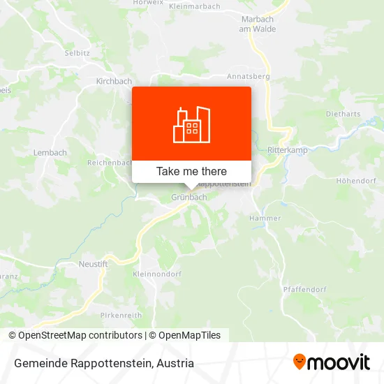 Gemeinde Rappottenstein map