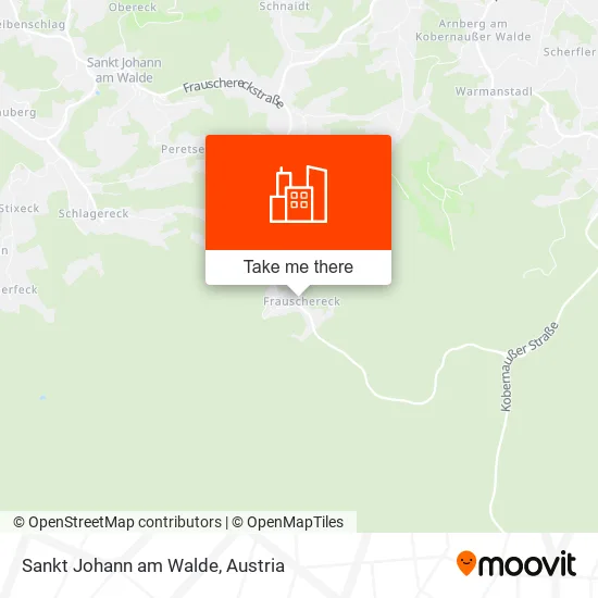 Sankt Johann am Walde map
