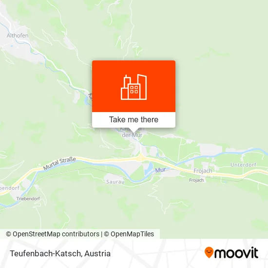 Teufenbach-Katsch map