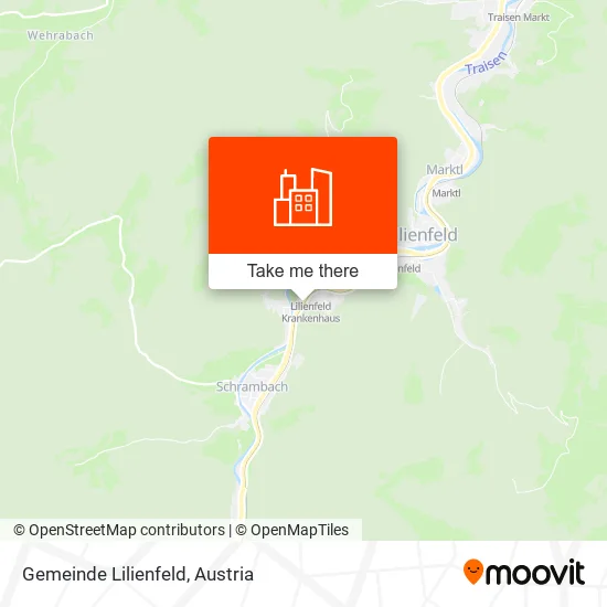 Gemeinde Lilienfeld map