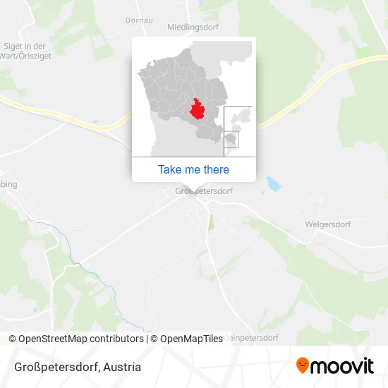 Großpetersdorf map