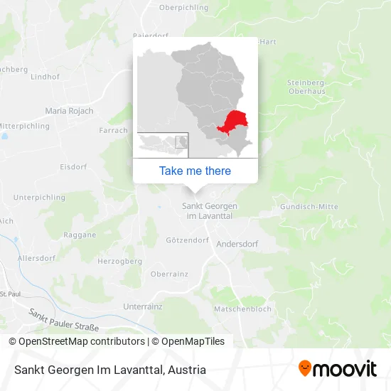 Sankt Georgen Im Lavanttal map