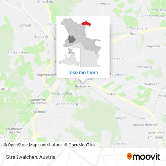 Straßwalchen map