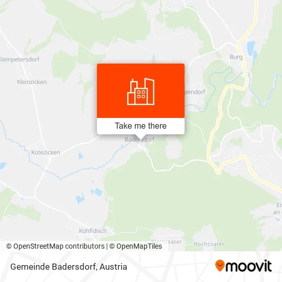 Gemeinde Badersdorf map