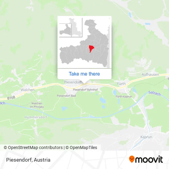 Piesendorf map
