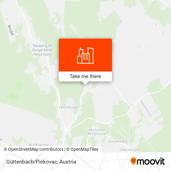 Güttenbach/Pinkovac map