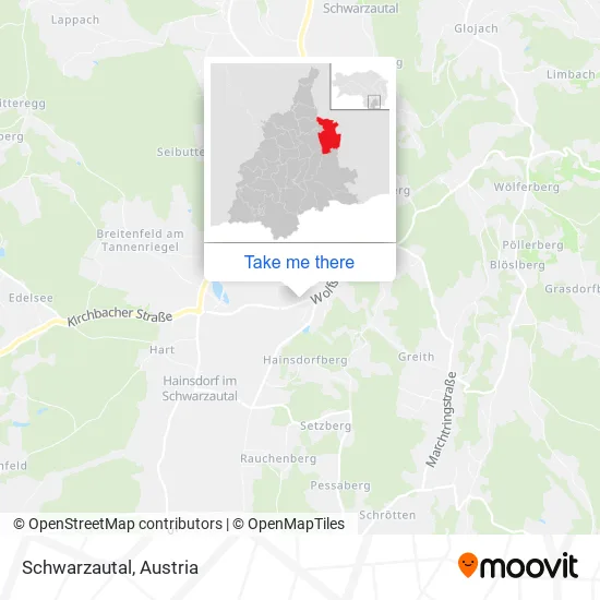 Schwarzautal map