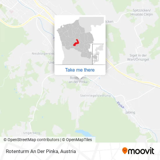 Rotenturm An Der Pinka map