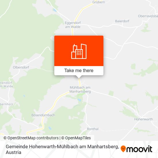 Gemeinde Hohenwarth-Mühlbach am Manhartsberg map