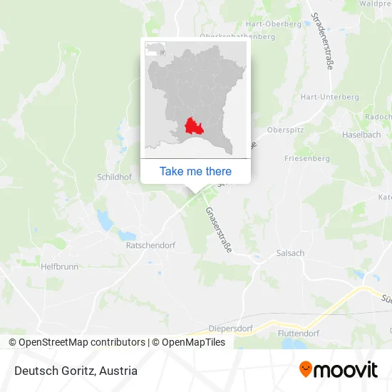 Deutsch Goritz map
