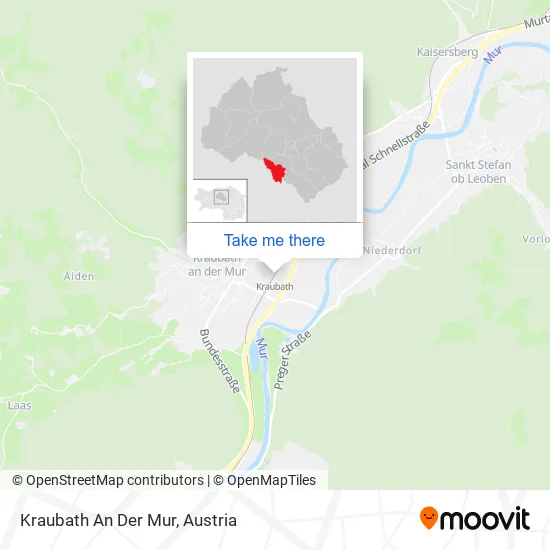 Kraubath An Der Mur map