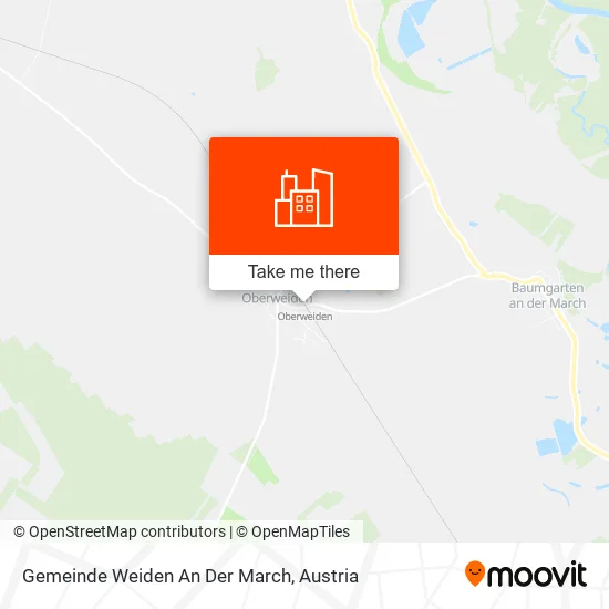 Gemeinde Weiden An Der March map