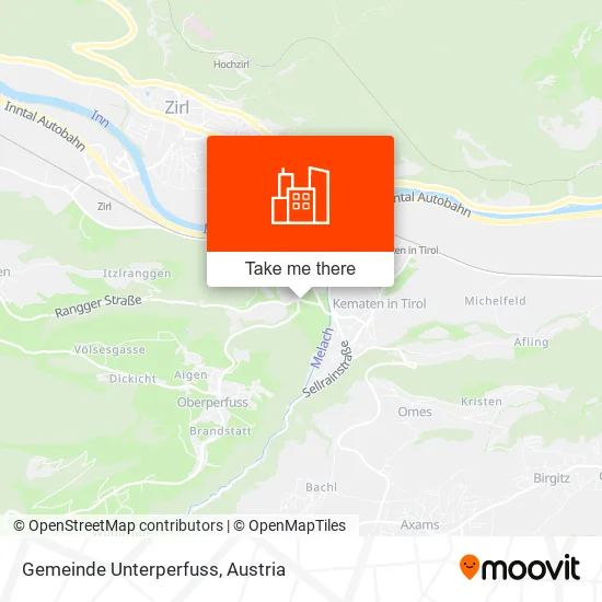 Gemeinde Unterperfuss map