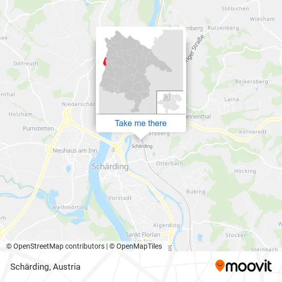 Schärding map